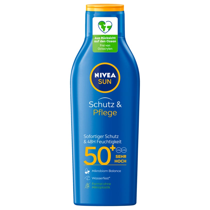 NIVEA Sun Sonnenmilch Schutz & Pflege LSF 50+ 200ml